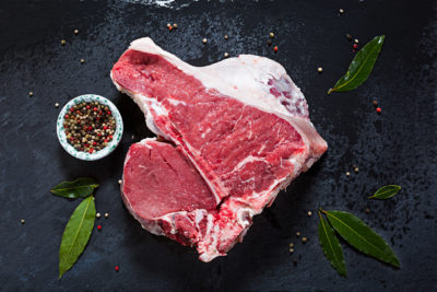 Magnifica bovino allevato in Piemonte (bistecca)